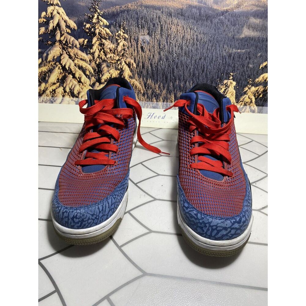 Nike Air Jordan Flight Club 80 Mens Basketball Shoes 599583-401 Blue Red 13